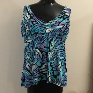 Swimsuits For All Tankini Top - Shore Club - Size 22